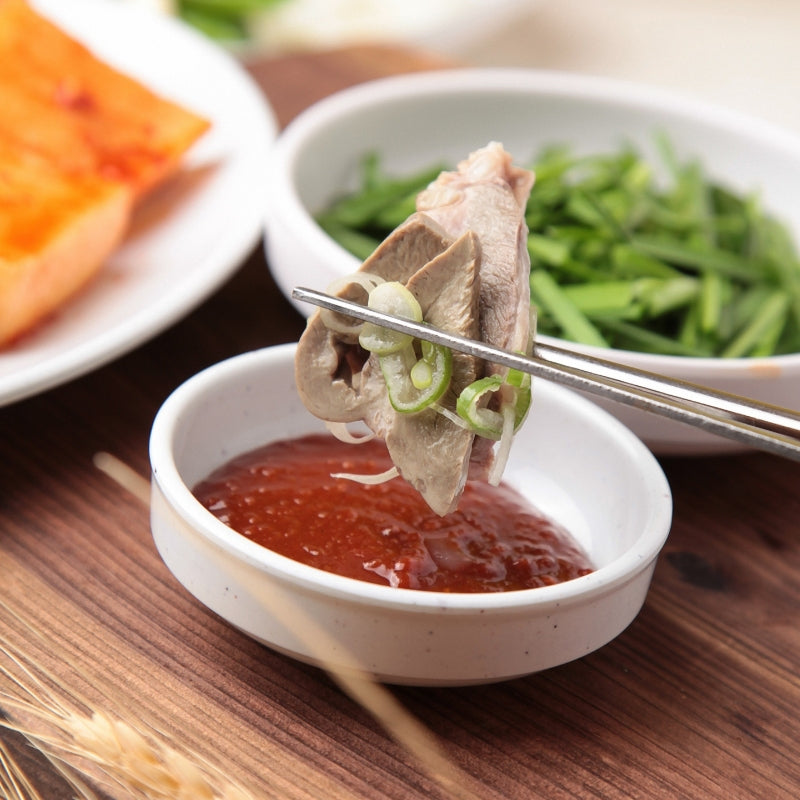 [울타리] 삶은 돼지 부속 모듬세트 4종(오소리감투,귀,염통,간) 7oz