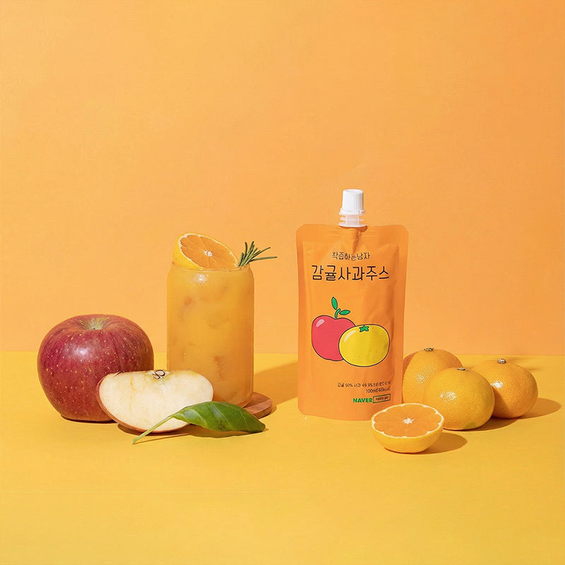 [경북햇살농원] 착즙하는남자 감귤사과주스 (100mlx30포) x 3박스 (묶음)_ 무료배송특가