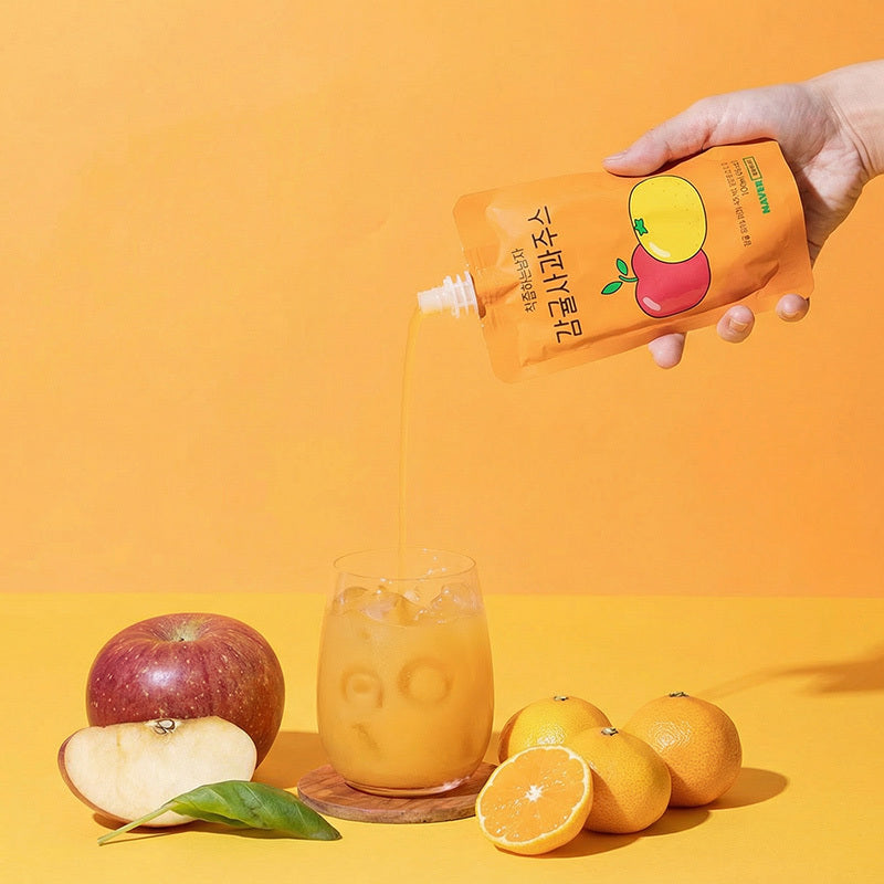 [경북햇살농원] 착즙하는남자 감귤사과주스 (100mlx30포) x 3박스 (묶음)_ 무료배송특가