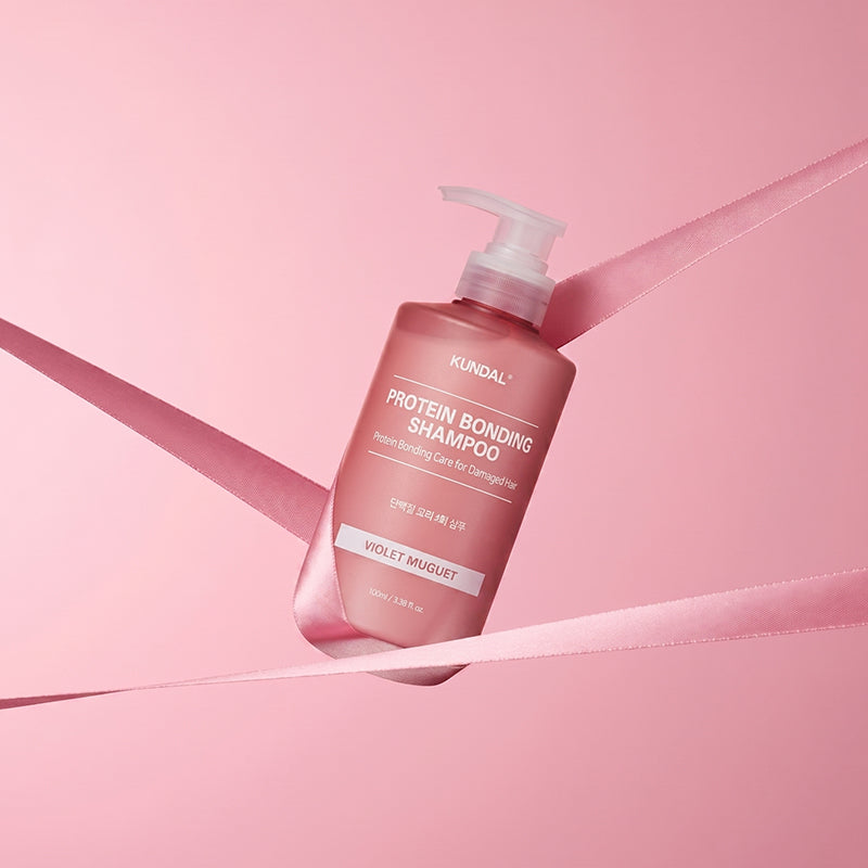 [KUNDAL] Protein Bonding Care Shampoo Violet Muguet Scent 500ml