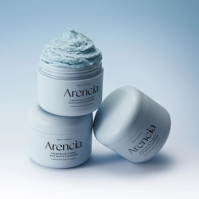 [Arencia] Blue Hyssop Rice Mochi Cleanser 120g