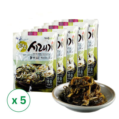 [펀치볼산채마을] 삶은 무청시래기 200g x 5 (묶음)_타임딜