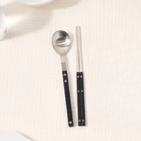 [BOGEN] 쌍띠에 샤틴 수저세트 블랙 (단품)