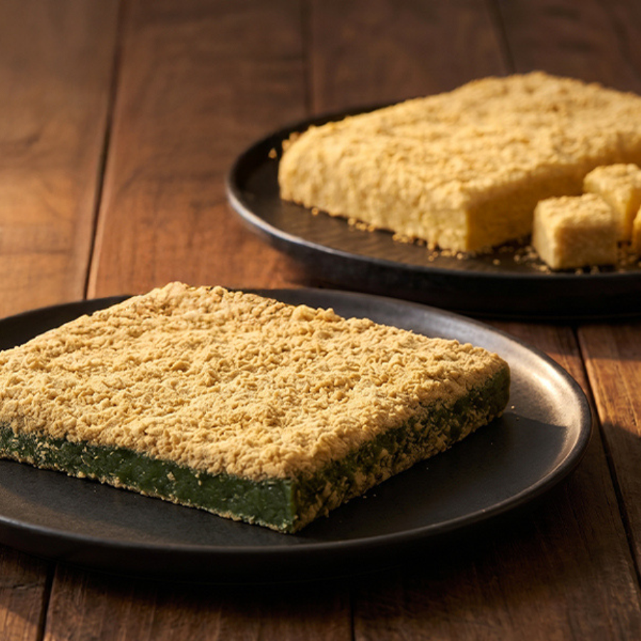 [마음이가] 판떡 쑥인절미 키트 2kg x 2판 + 판떡 호박인절미 키트 2kg x 2판 (묶음)_ 무료배송_ 7월 둘째주 순차발송
