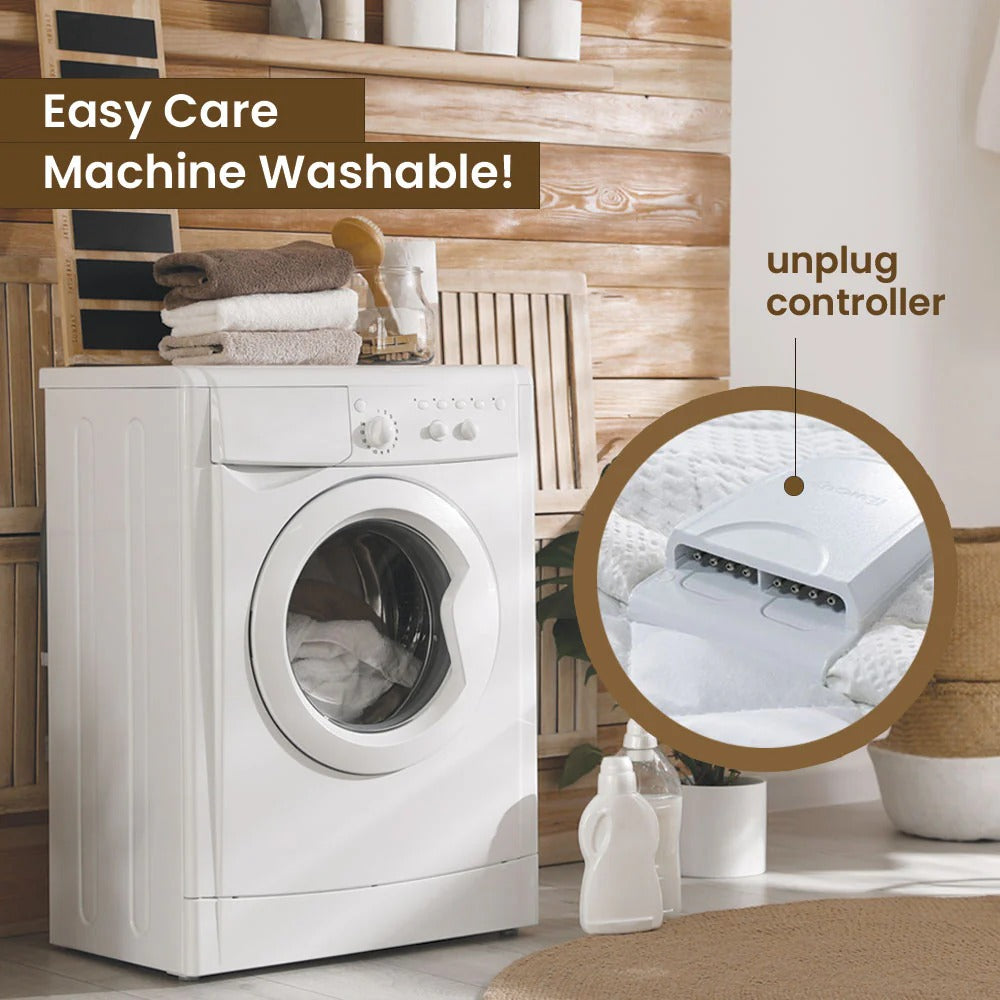 [일월] New 텐셀 탄소 원적외선 워셔블 온열매트 (더블)_무료배송특가