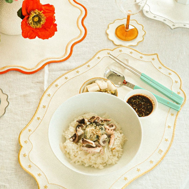 [K-Direct Delivery] Maison d'art Stella Waterproof Tablemat 4P