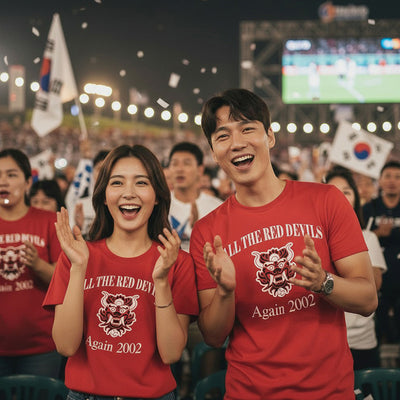 [AGAIN 2002] Red Devils cheering Shirt