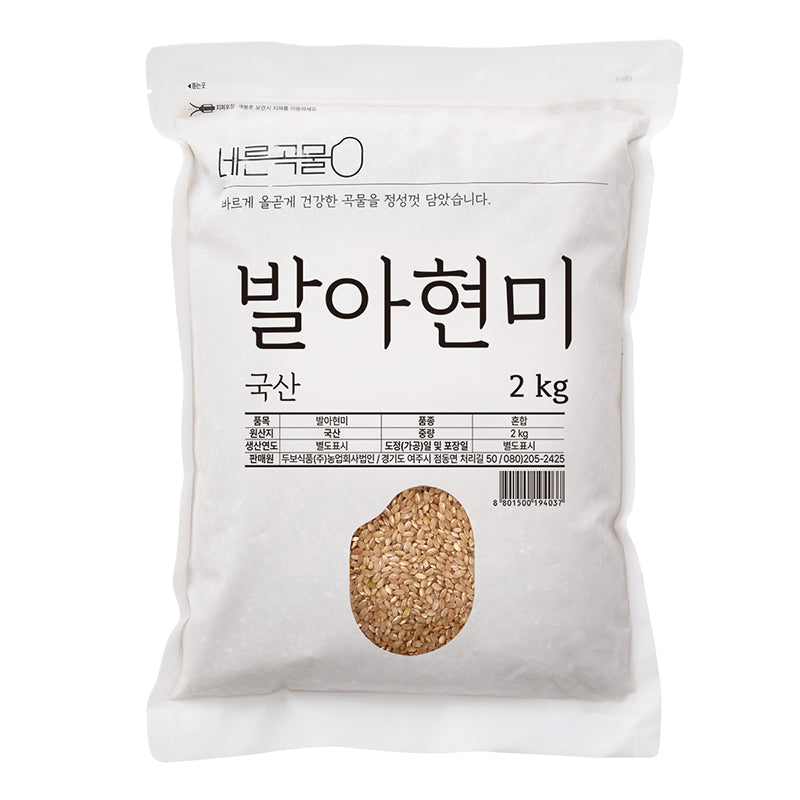[두보식품] 바른곡물 발아현미 2kg