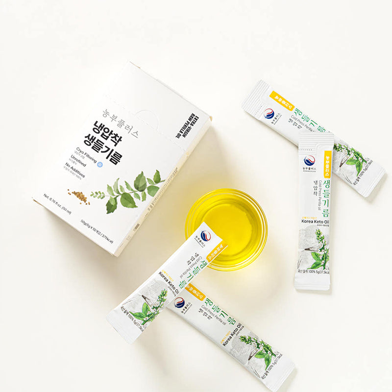 [농부플러스] 냉압착 생들기름 스틱 50g (5gx10개)