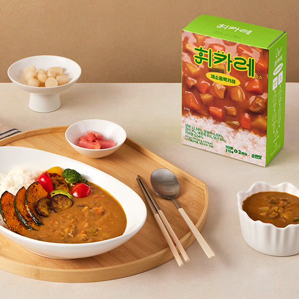 [휘카레] 채소듬뿍 순한맛 630g (210g x 3개)