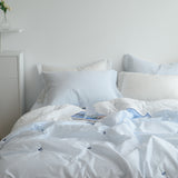 [K Direct Delivery] Hangil Bedding Ribbon Cooling Comforter+Pillowcase Set SS / Q