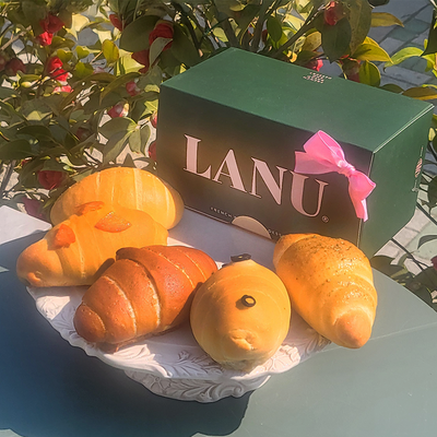 Bakery Lanu, Premium Salt Bread 5 Flavors (5pcs) + Original Kouign-Amann 6 Flavors (6pcs)_Korea Direct Delivery A