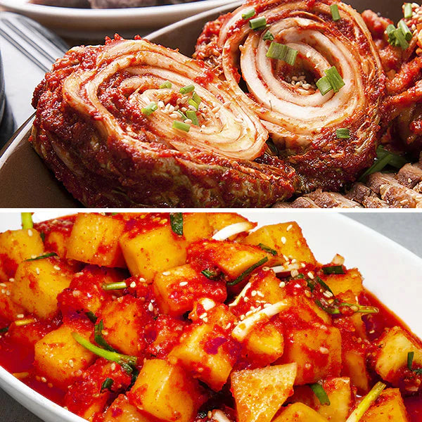 [한국직배송 B] 황진담 제철 보쌈김치 2kg + 깍두기 2kg