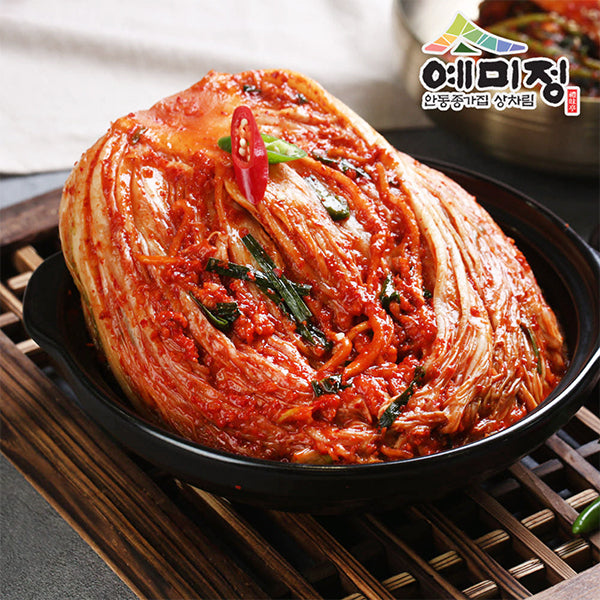 [한국직배송 D] 예미정 안동종가 생포기김치 3kg + 무말랭이 1kg + 파김치 1kg